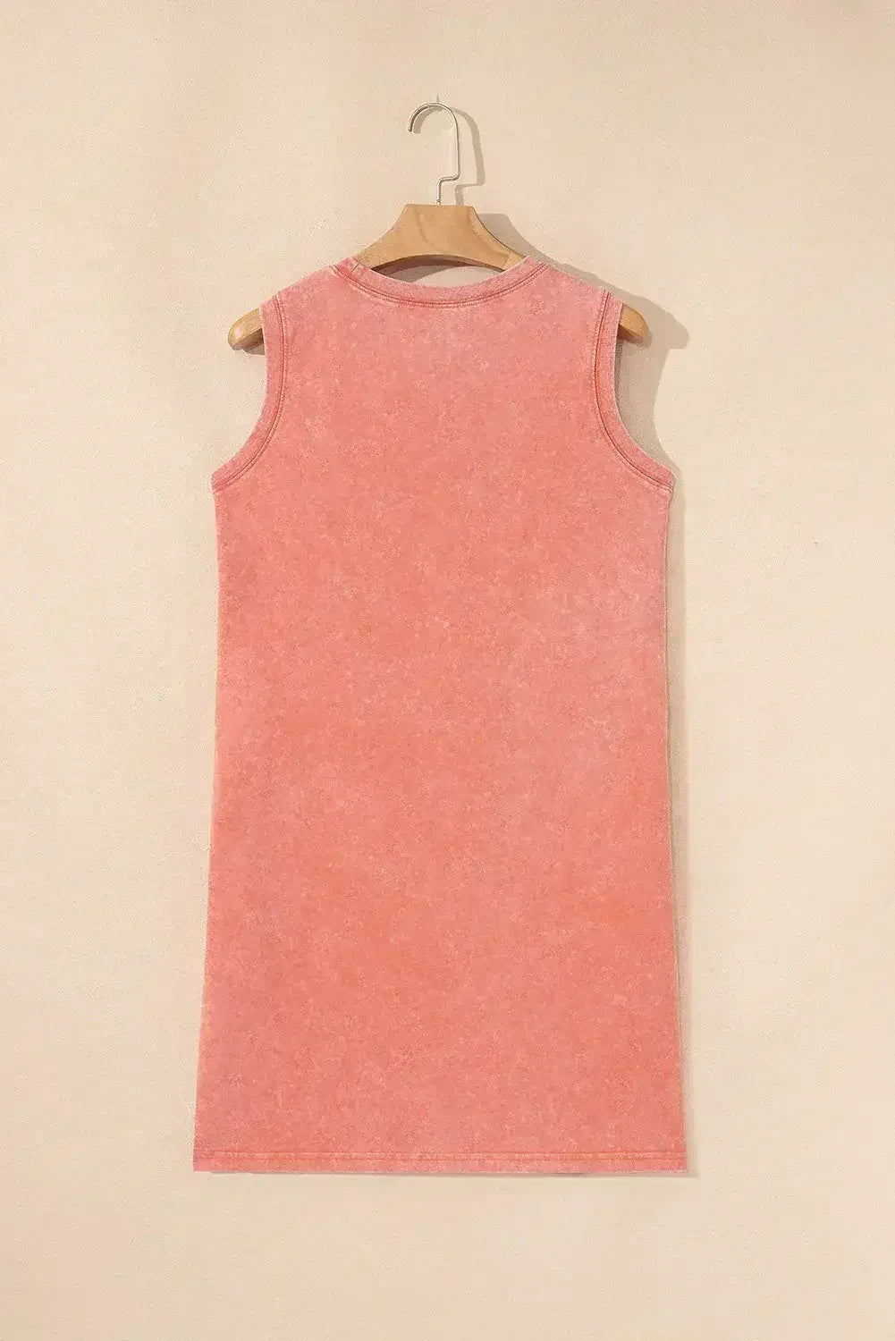 Beau Blue Mineral Wash Pocket Tank Mini Dress