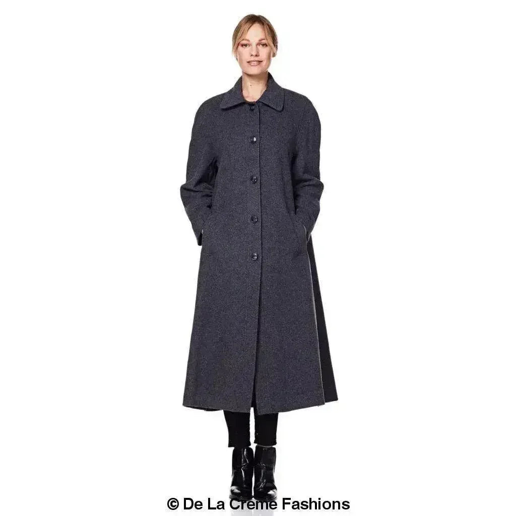 Plus Size Wool Cashmere Coat - Curve Inclusive | Femstylo