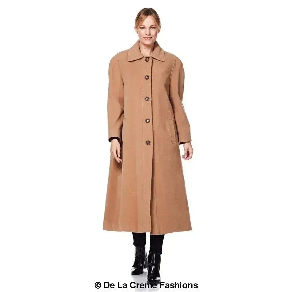 Plus Size Wool Cashmere Coat - Curve Inclusive | Femstylo