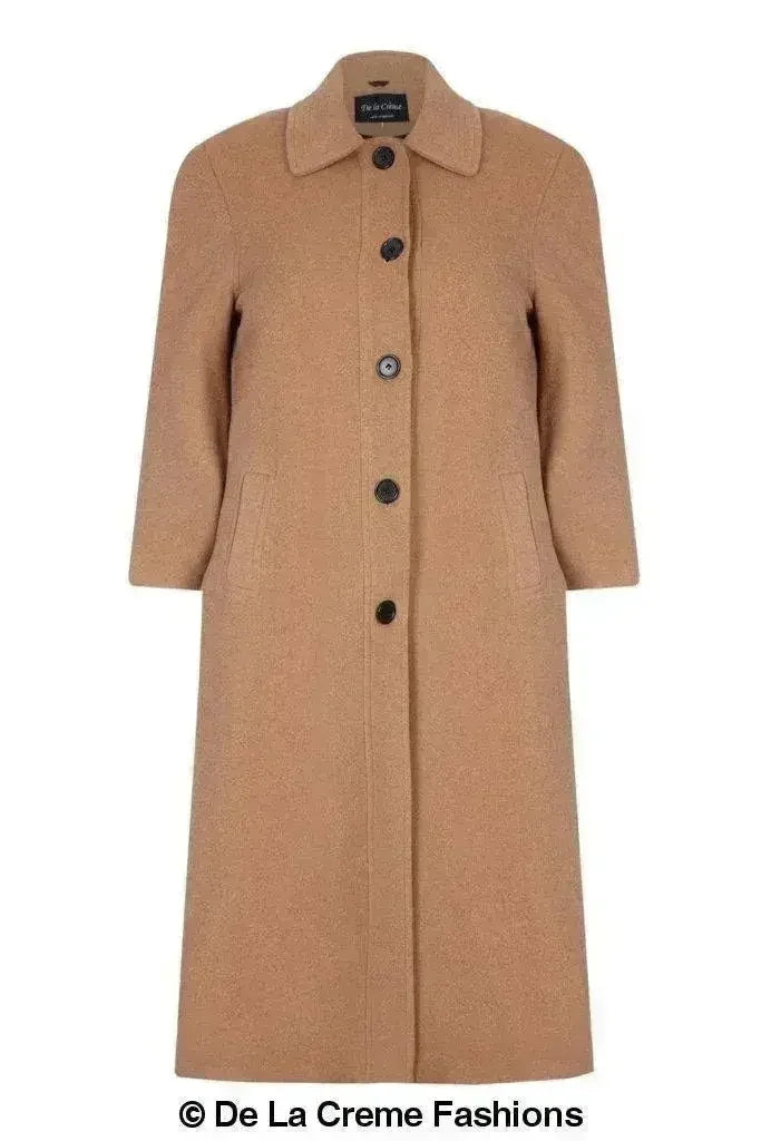 Plus Size Wool Cashmere Coat - Curve Inclusive | Femstylo
