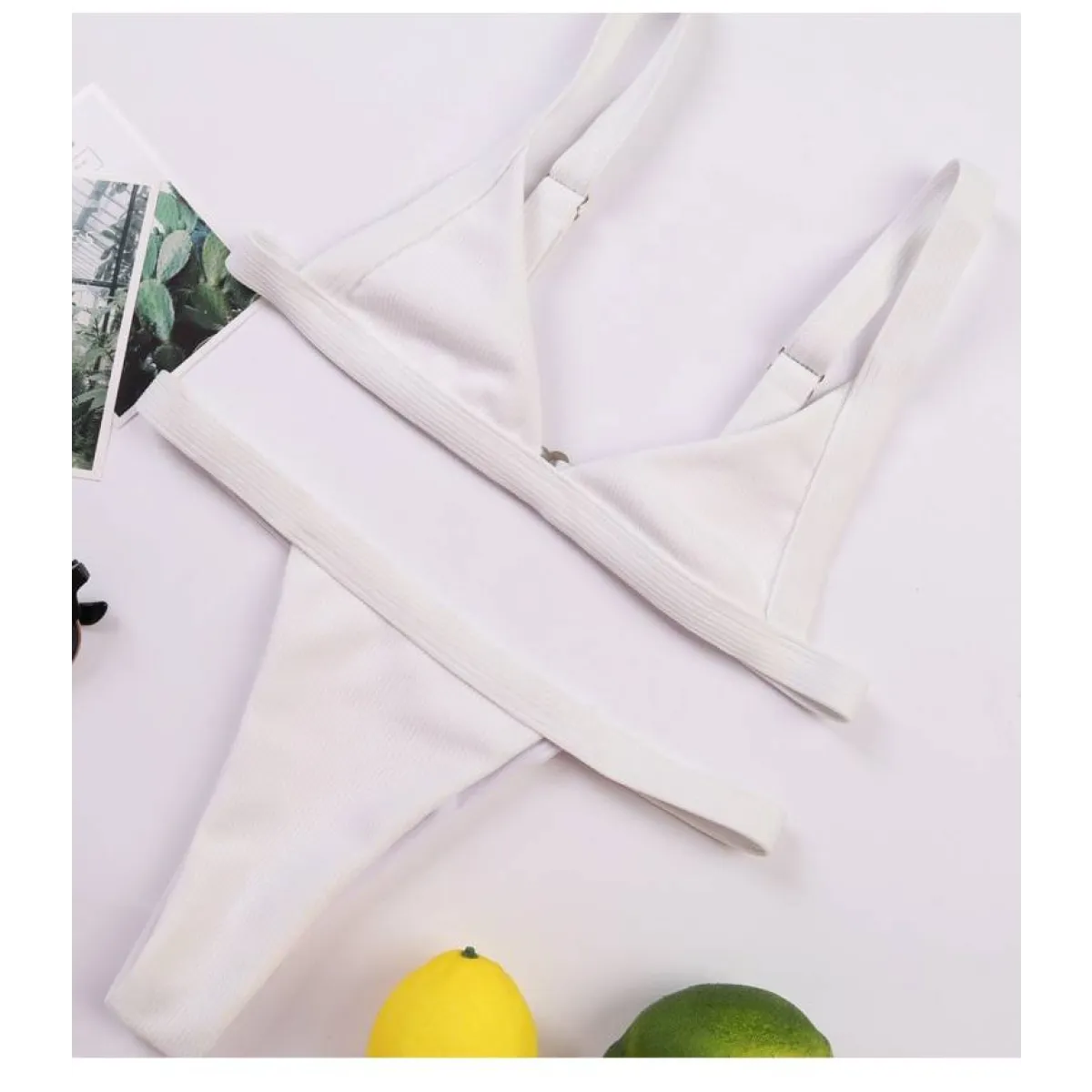 Deep-V Bikini Swimsuit