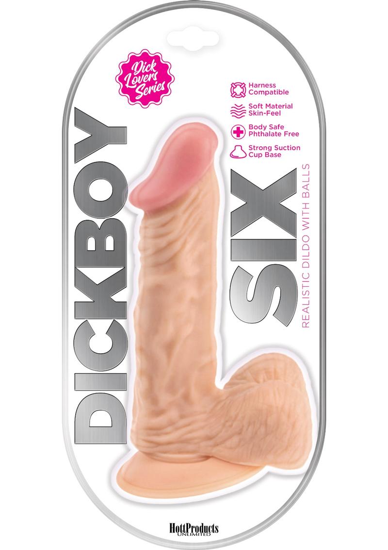 DickBoy Six 6-Inch Realistic Dildo With Balls
