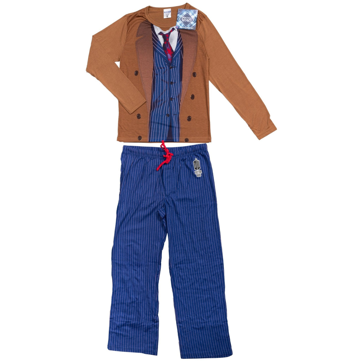 Doctor Who 10th Dr Shirt and Pants Pajama Sleep Set