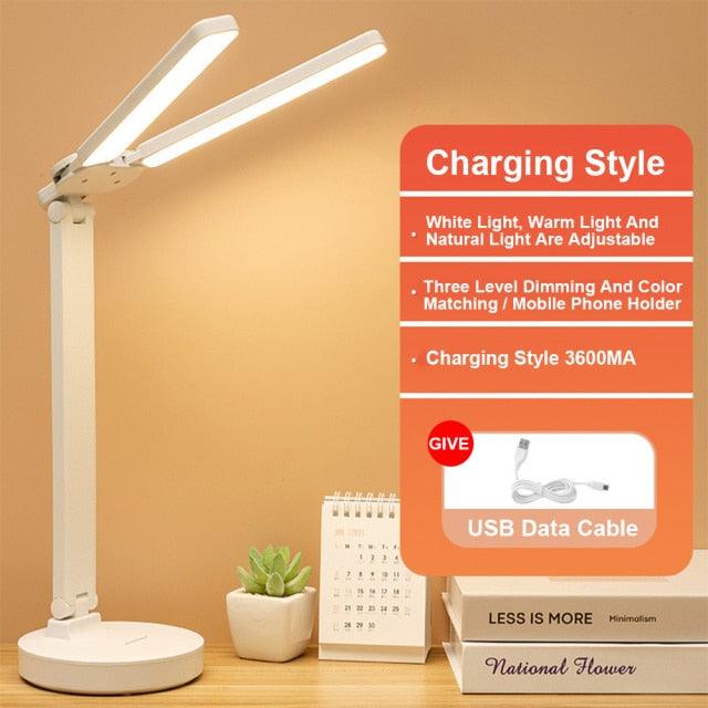 Double Lamp Cap Led Foldable Reading Lamp For Children&