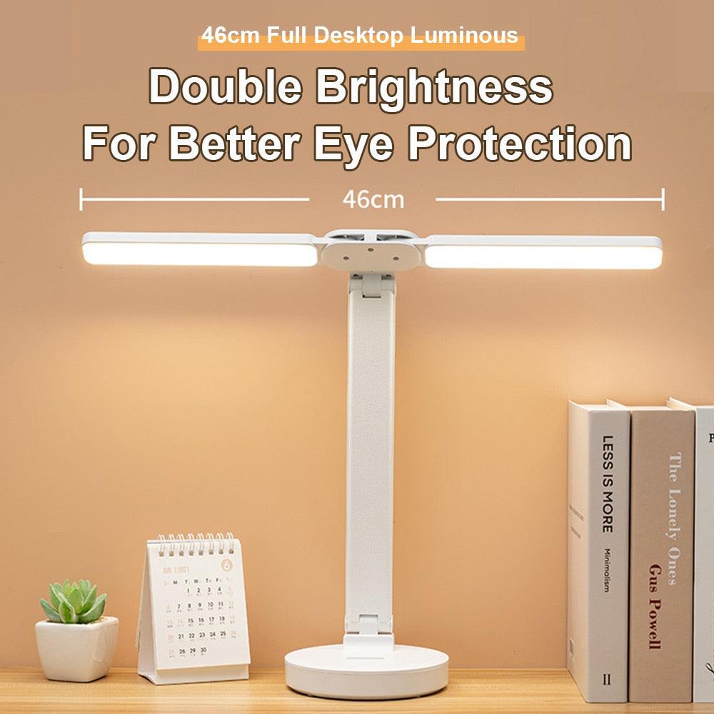Double Lamp Cap Led Foldable Reading Lamp For Children&