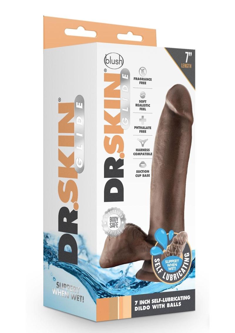 Dr. Skin Glide Self-Lubricating Soft Dildo