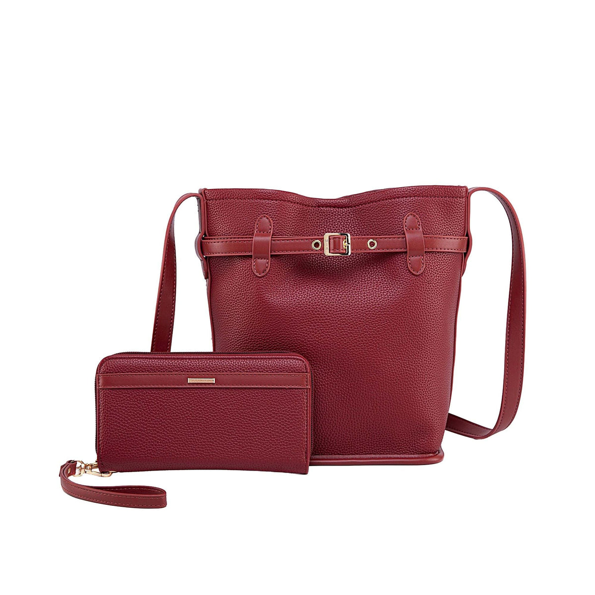 MKF Collection Odette 2-Piece Bucket Bag & Wallet by Mia K