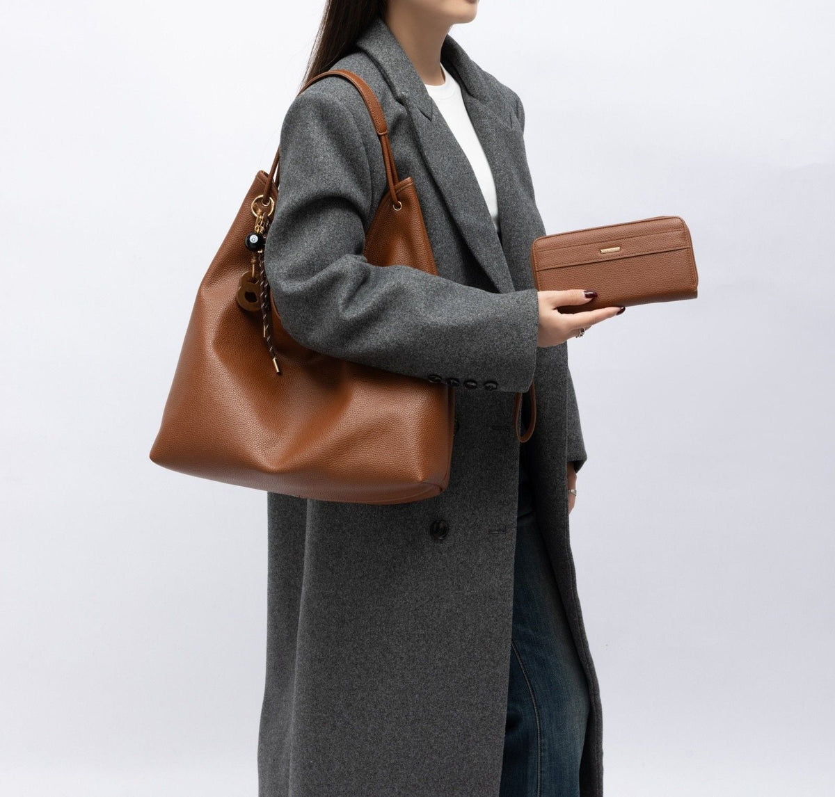 MKF Collection Eloa Hobo Bag with Wallet- 2-piece set by Mia K