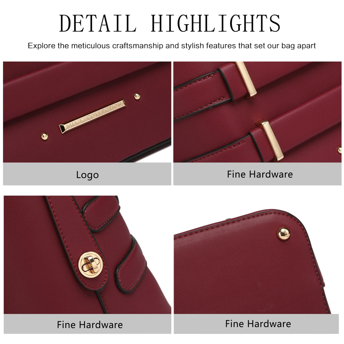 MKF Collection Leila Vegan Leather Women&