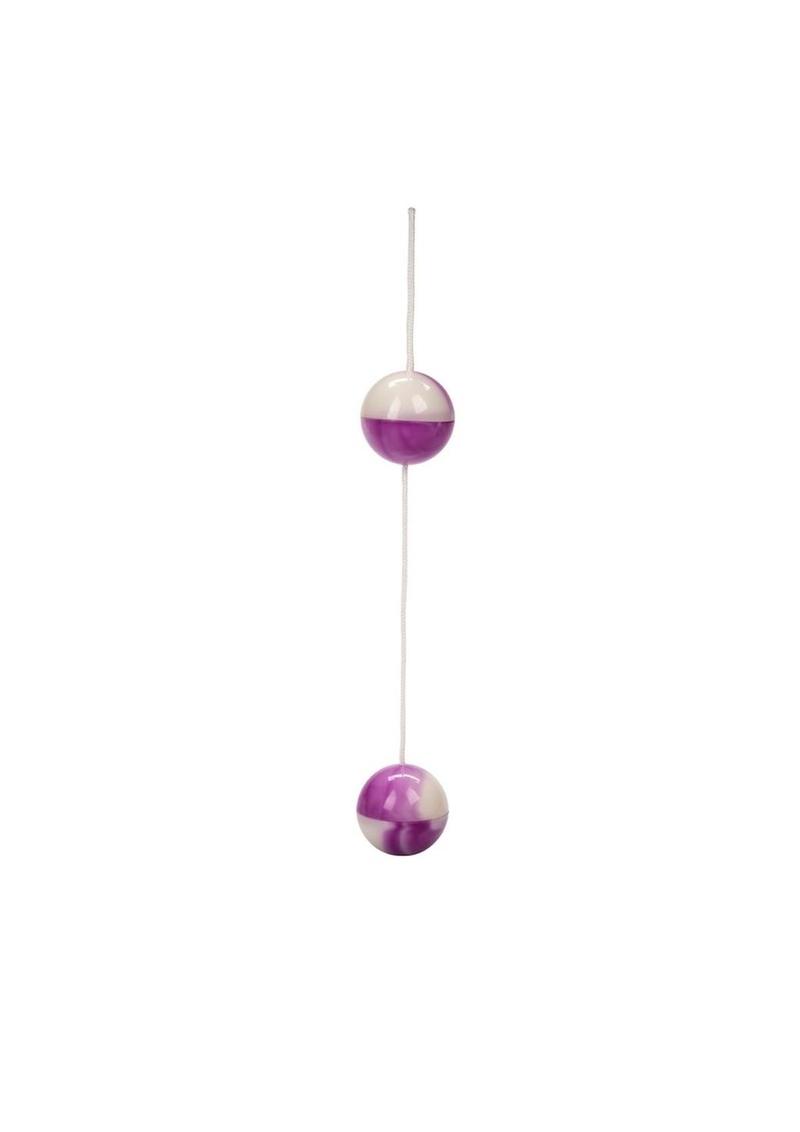 CalExotics Duotone Orgasm Balls Designer Two Tone