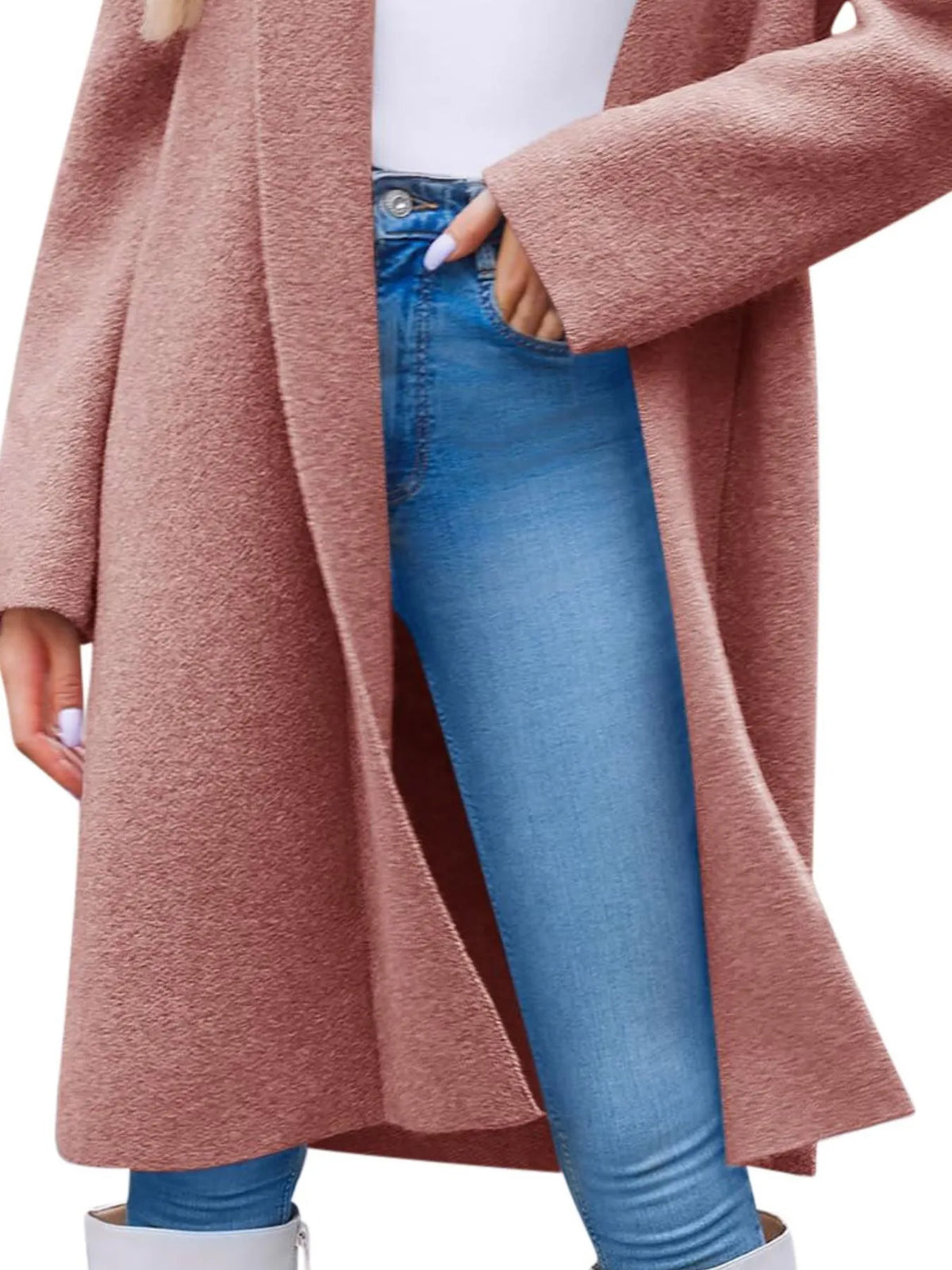 Open Front Longline Coat