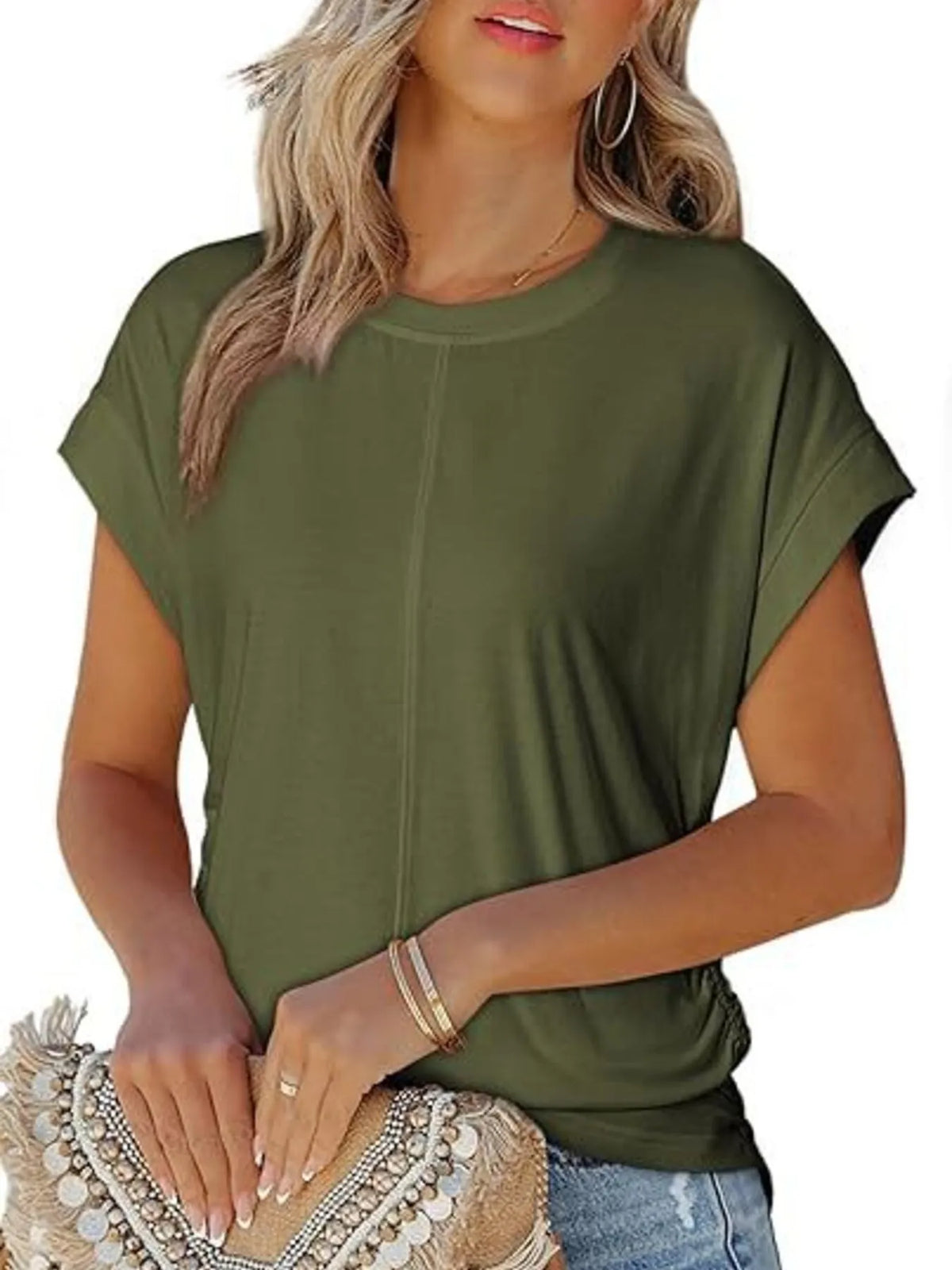 Round Neck Short Sleeve T-Shirt