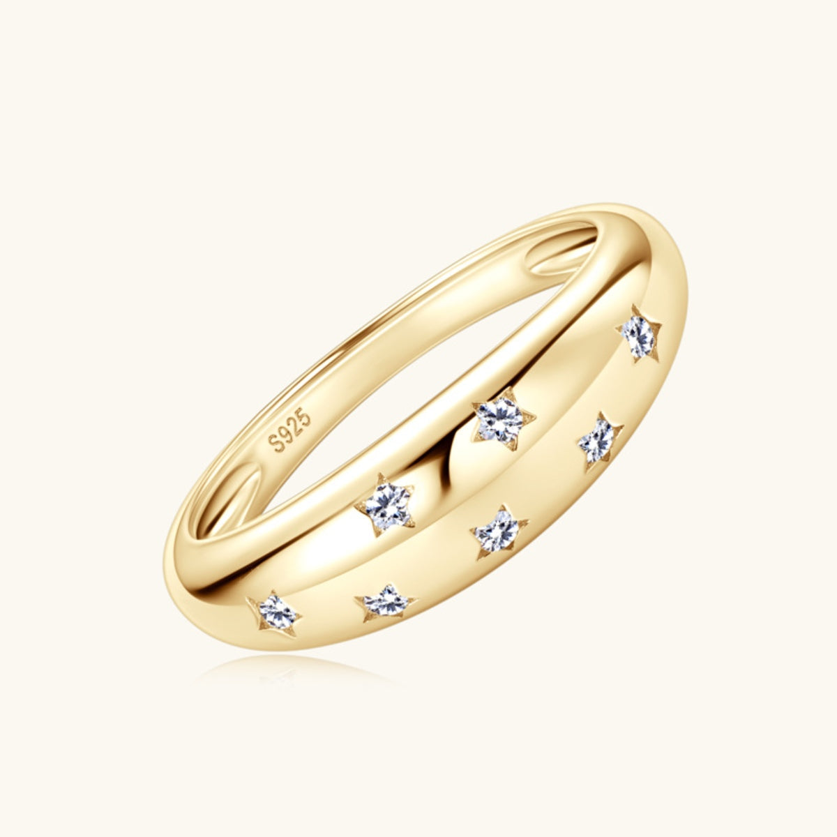Delicate Moissanite Star Ring for Women