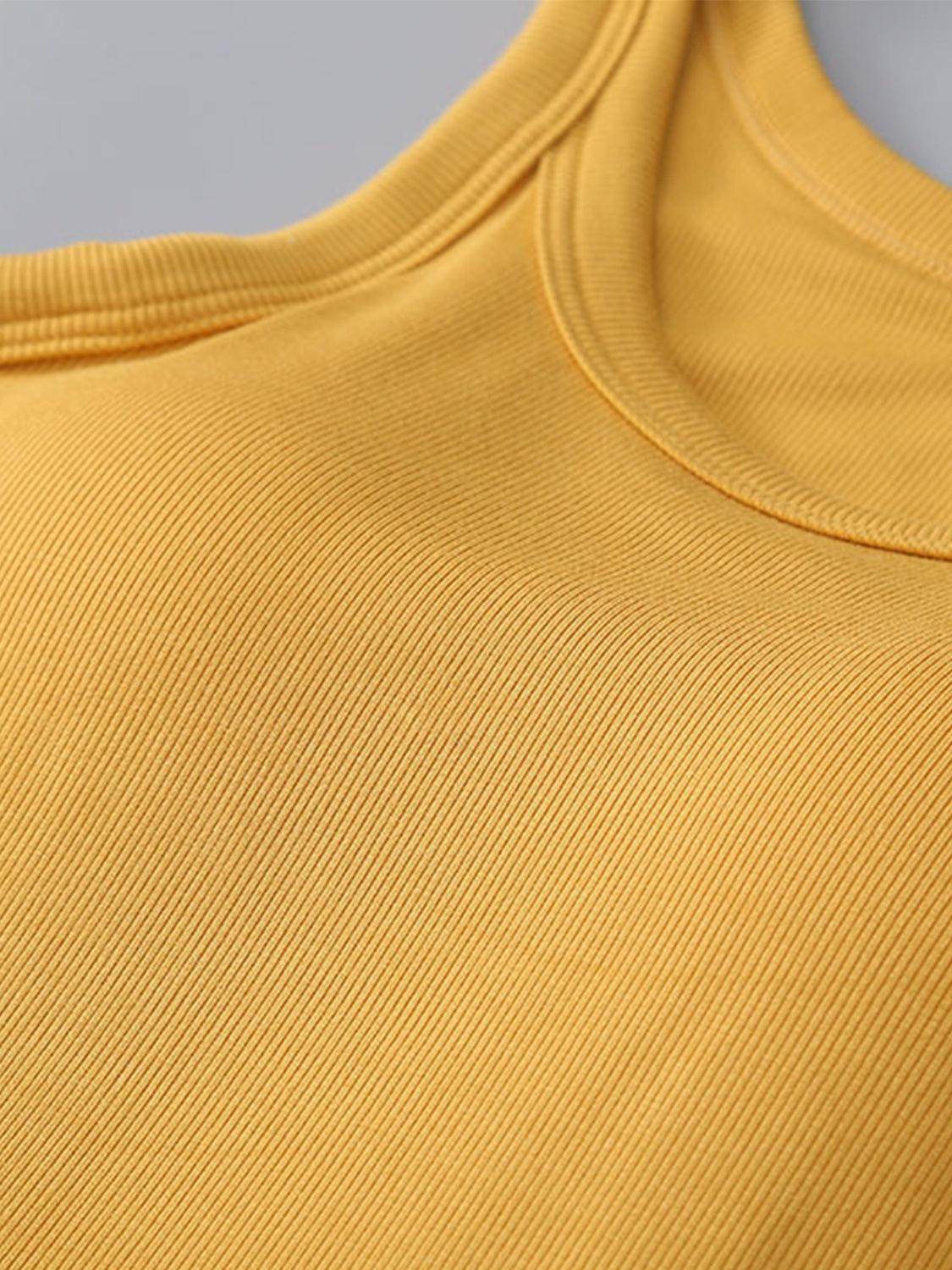 Round Neck Tank with Bra for Everyday Comfort Wear