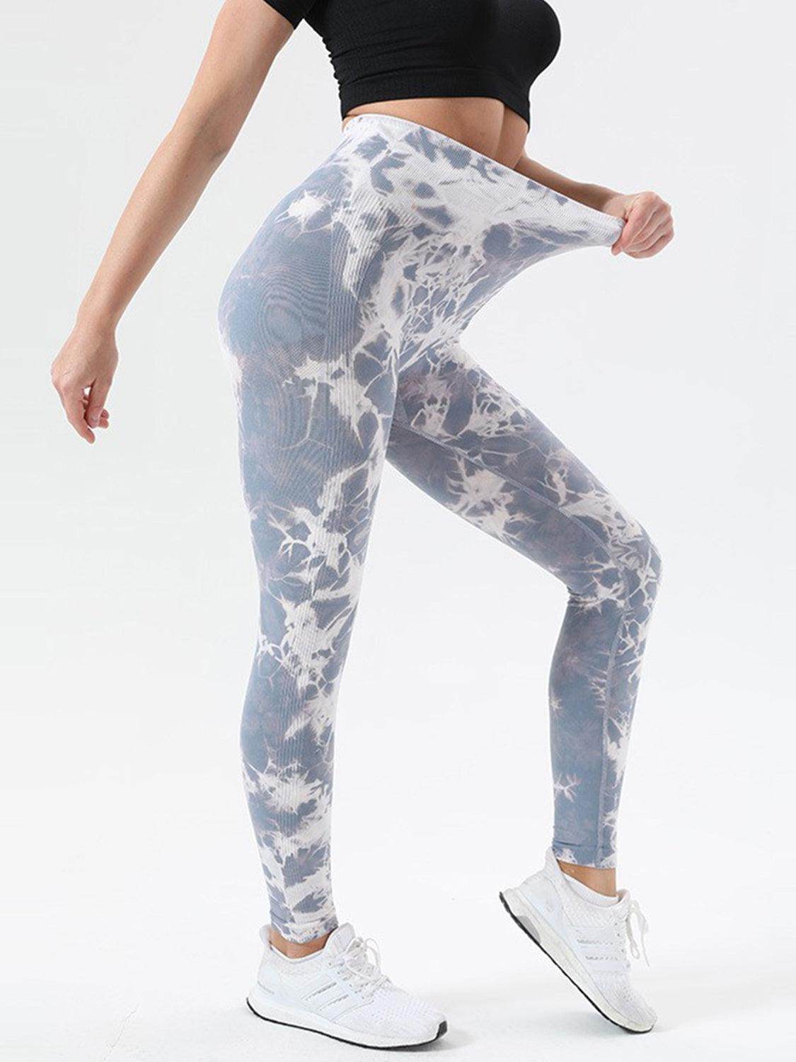 Tie-Dye High Waist Active Leggings for Comfort and Style