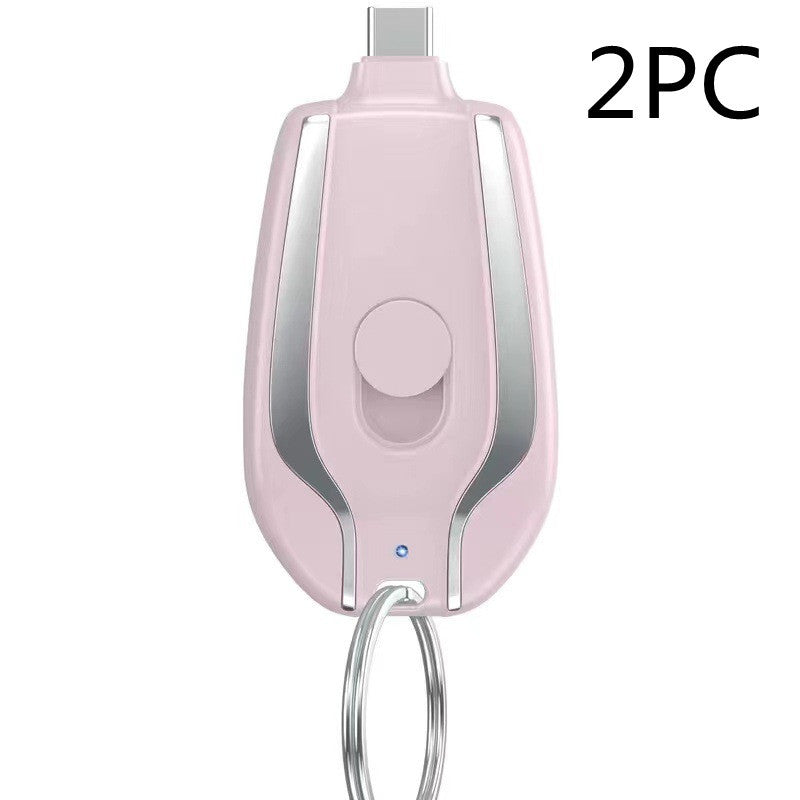 Keyring Wireless Charging Bank 1500mAh Portable Power