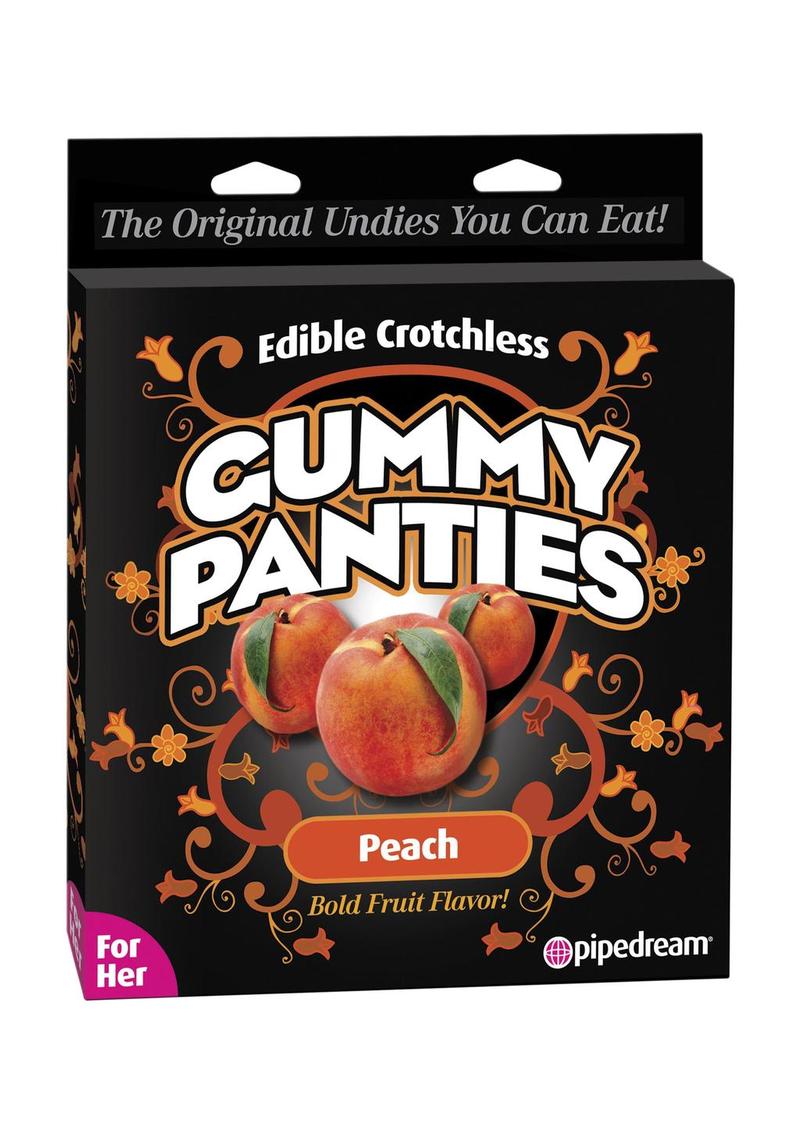 Gummy Panties Edible Crotchless Undies Peach