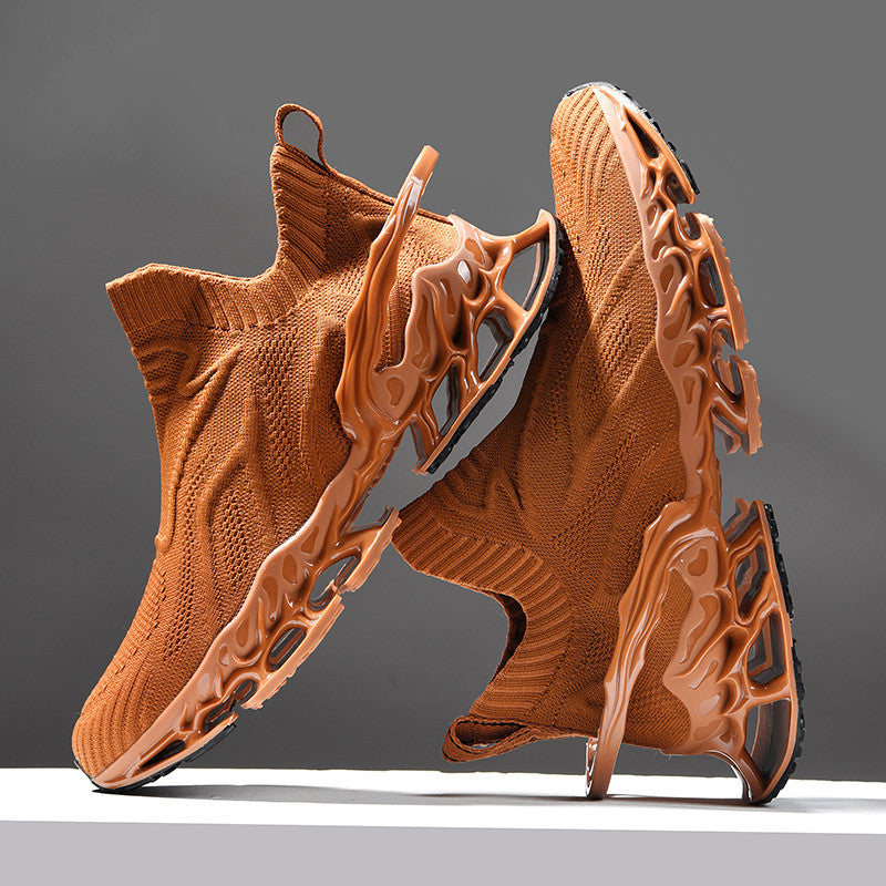 Breathable Blade Plus Size Shock Absorption Flying Woven Men&