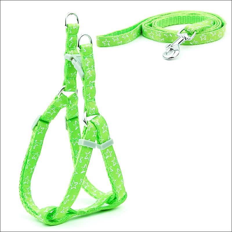 Factory Direct Spot Pet Leashes Polka Dot Pet Chest Straps, Dog Leashes, Small And Medium-Sized Dogs