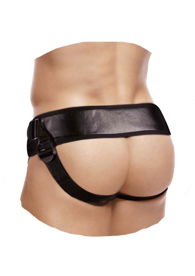 Erection Assistant Hollow Strap-On with Adjustable Harness