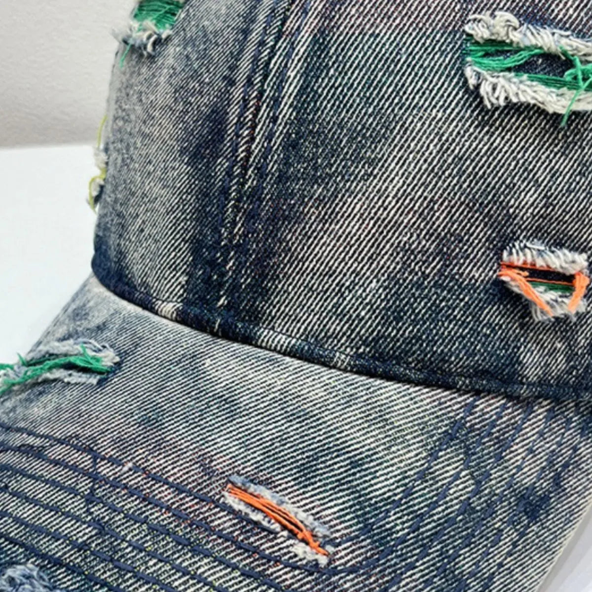 Distressed Adjustable Baseball Cap