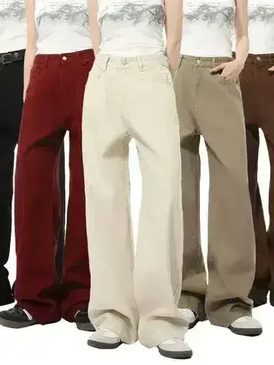 Pocketed Wide Leg Men&
