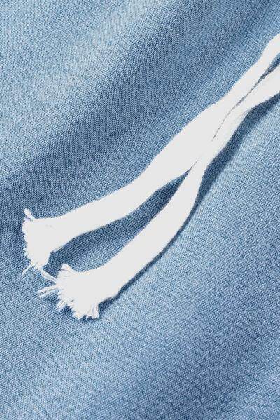 Drawstring Cargo Pocket Wide Leg Jeans for All-Day Comfort
