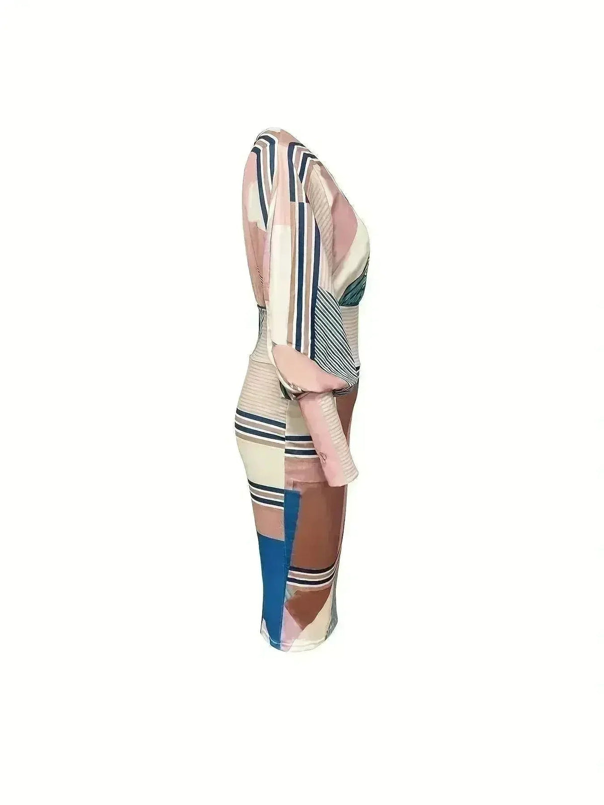 Casual Printed Dress - Women&