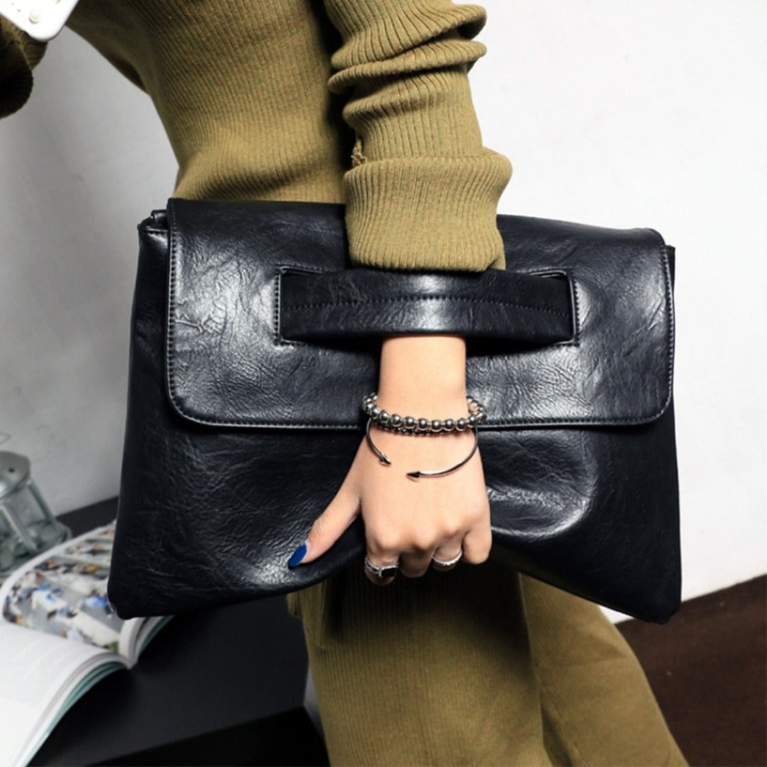 Large capacity clutch purse evening envelope bag