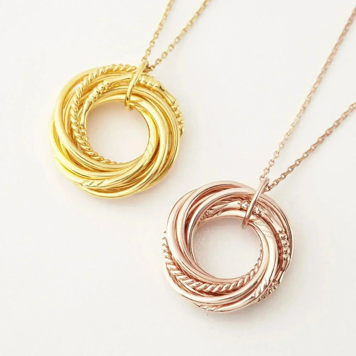 90th Birthday Gift For Nana, Birthday Gift For Mom, 9 Ring 9 Decades