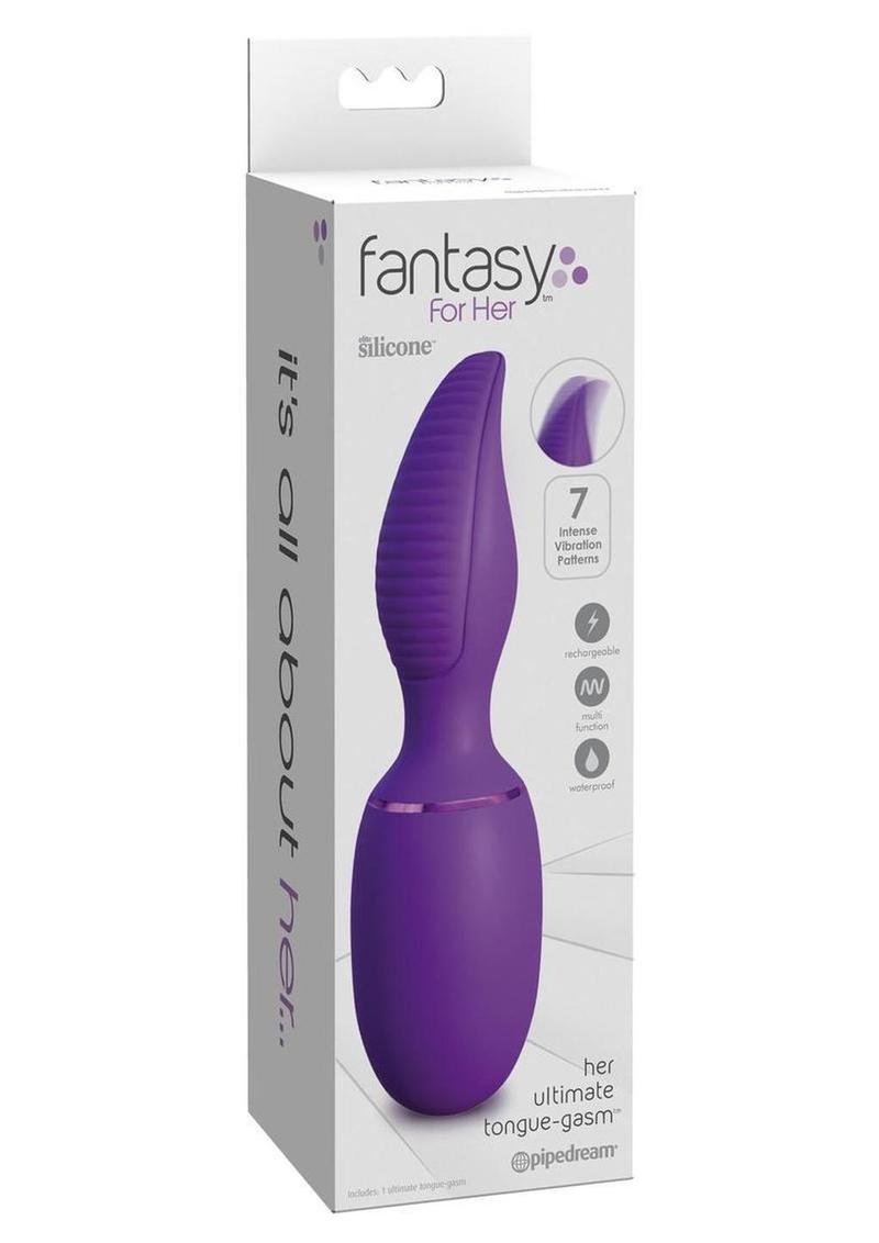 Fantasy For Her Ultimate Tongue-Gasm Rechargeable Vibrator