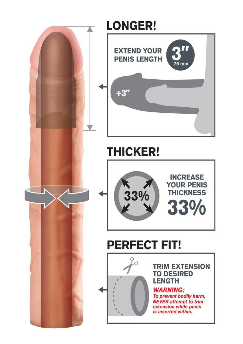 Fantasy X-Tensions Perfect 3 Inch Extension Sleeve