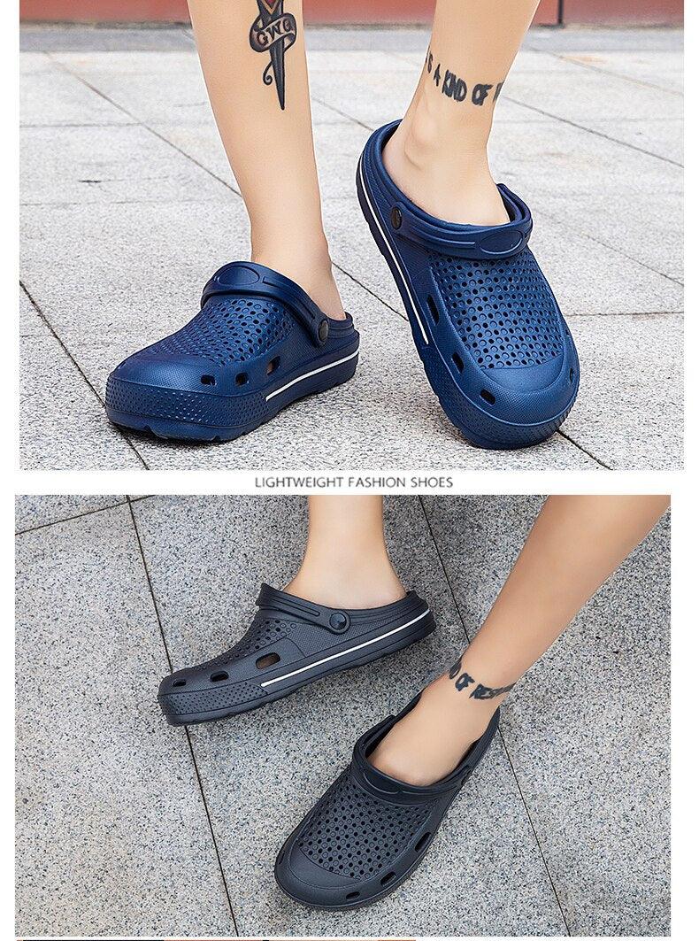 Fashion Womens Mens Garden Shoes Sandal Summer Hole Rubber Clogs Slippers High Quality Garden Sandals Women&