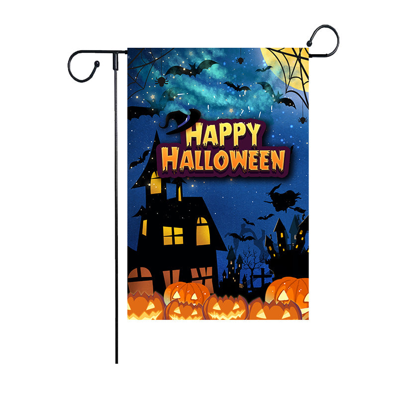 Halloween Flag Holiday Garden Decoration