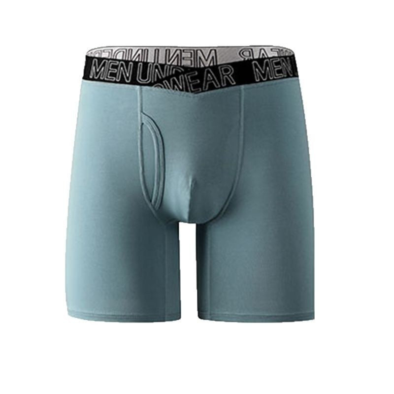 V-Shape Mens Breathable Boxer Briefs For Running And Fitness Extended Length