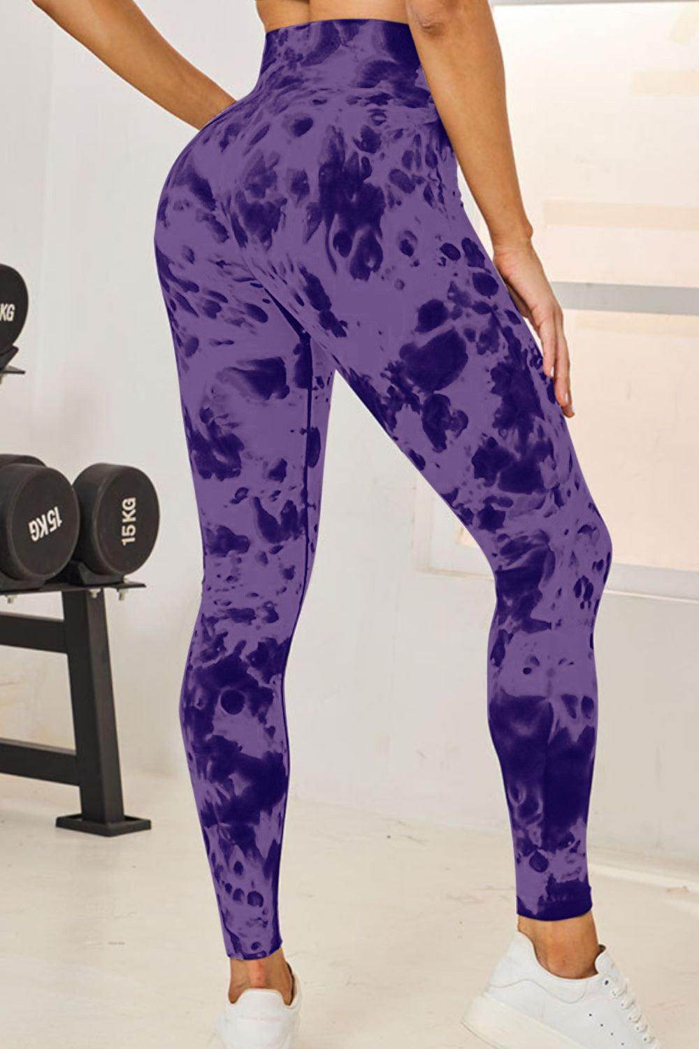 Tie-Dye High Waist Active Leggings for Comfortable Fitness