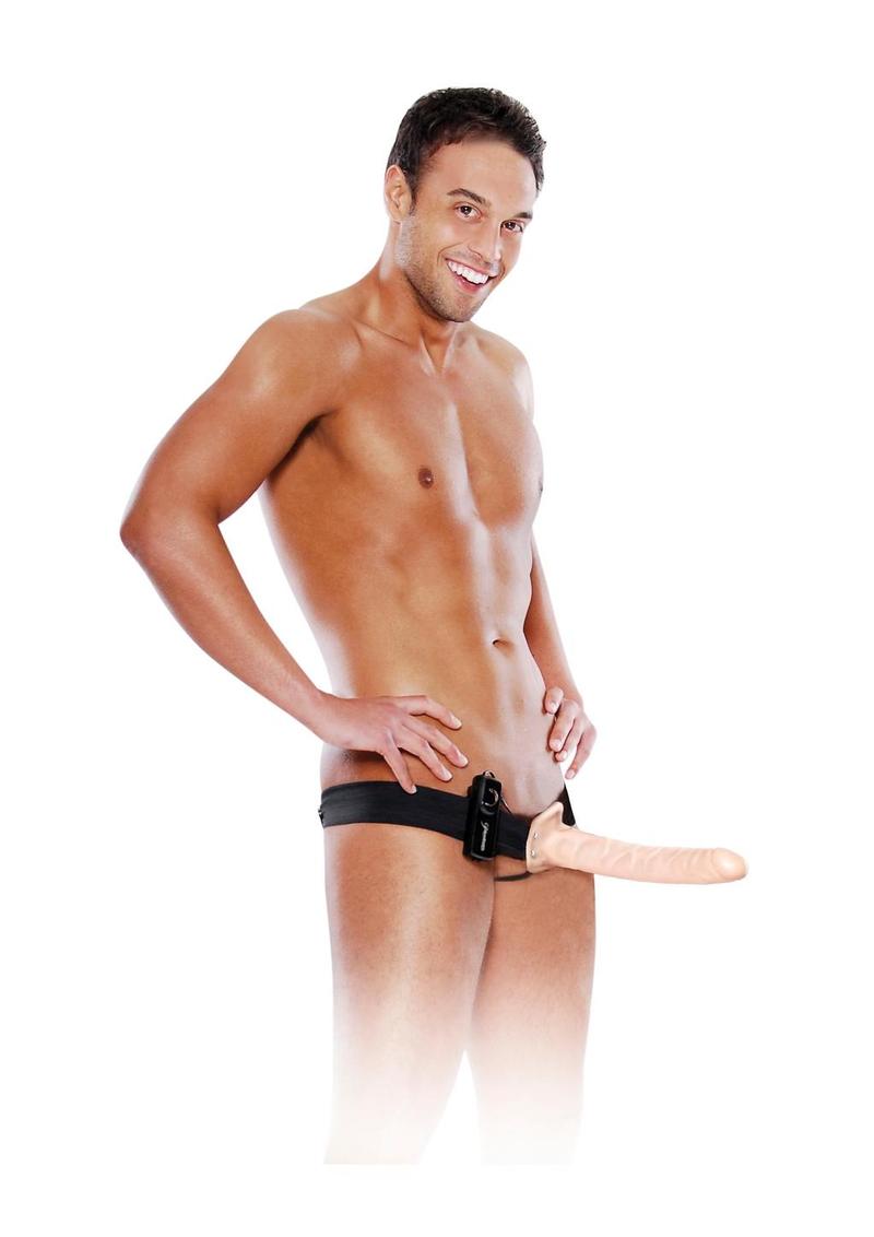 Fetish Fantasy Vibrating Hollow Strap-On Harness