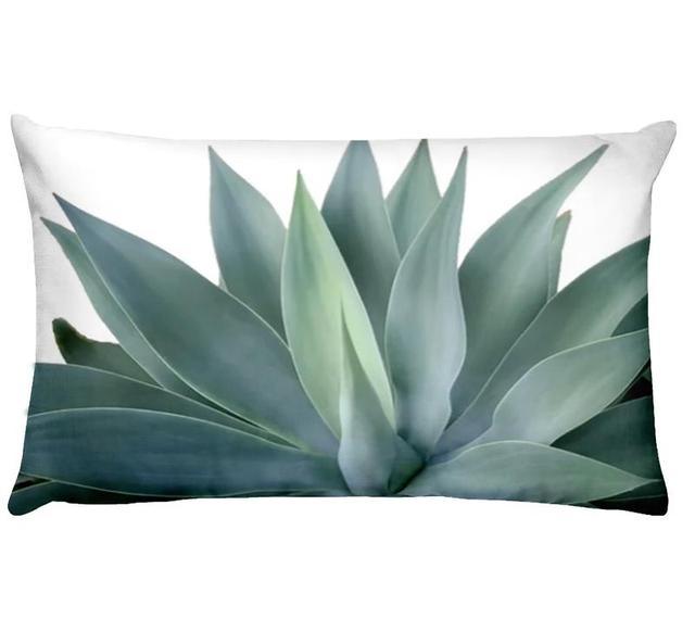 Flowers Birds Green Plants Printed Waist Pillowcase Home Pillow Decoration Tropical Green Texture Exotic Flower Cotton Linen Outdoor Pillow Cases Sofa Bed Throw Pillow 50x30CM