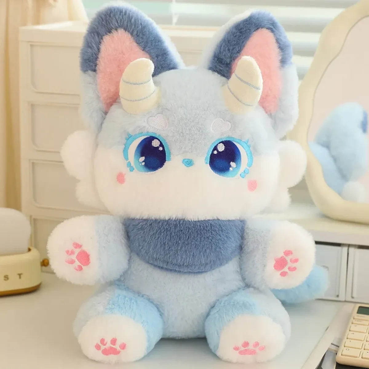 Pastel Kawaii Fox Plushie