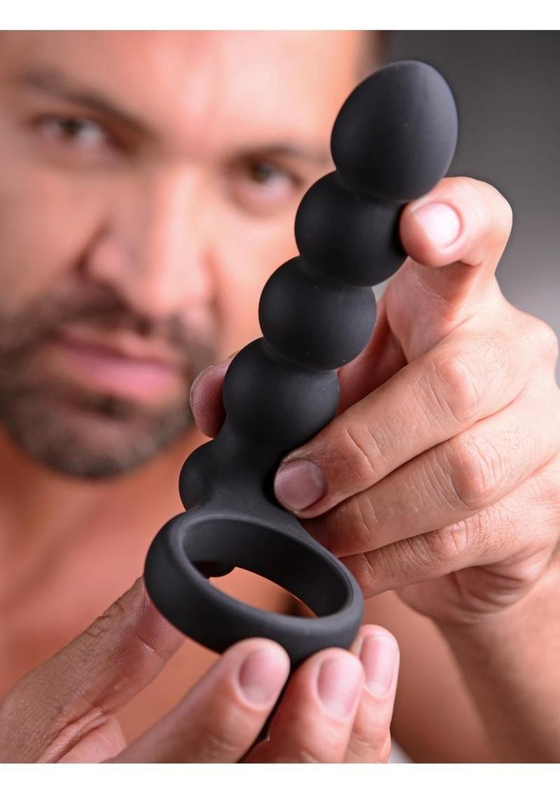 Frisky Ring With Double Penetration Vibrator