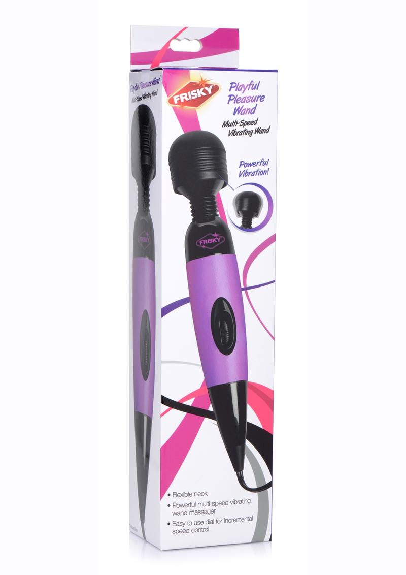 Frisky Playful Pleasure Wand Multi-Speed Vibrating Wand Massager