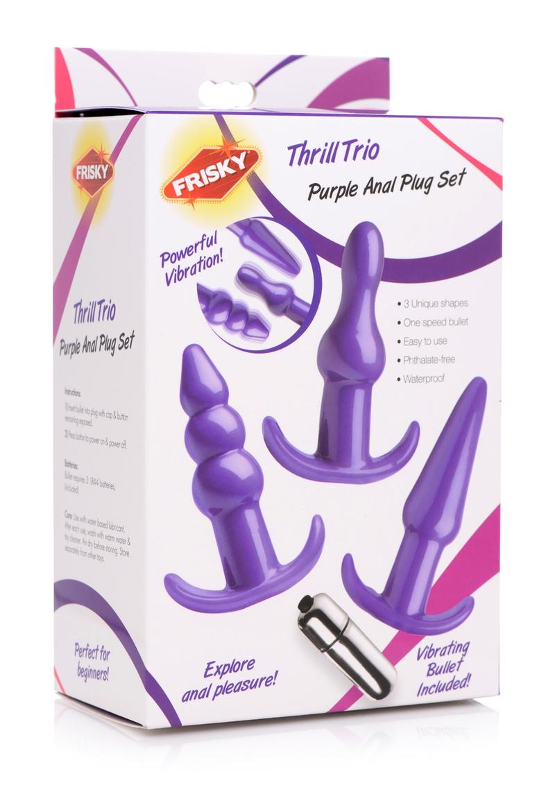 Frisky Thrill Trio Anal Plug Set