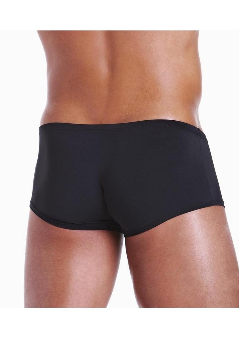 Fundies For Him - Black Tie Boxer with Bow Tie