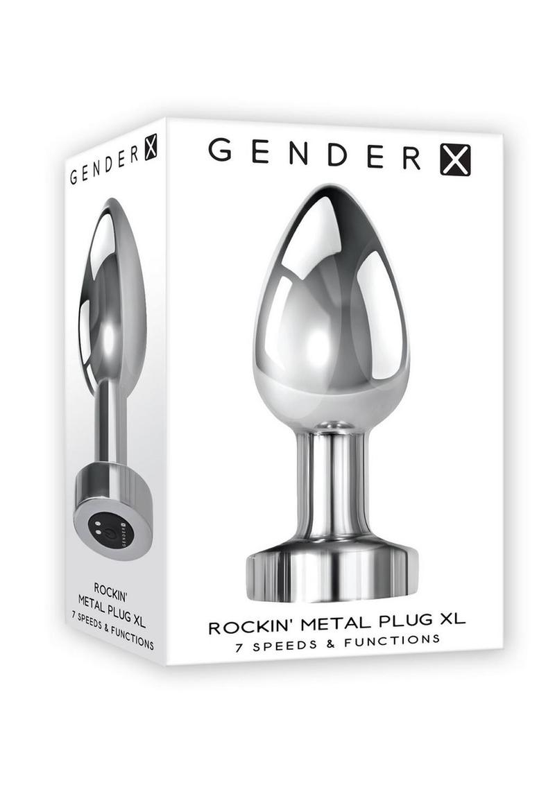 Gender X Rockin Metal XL Stainless Steel Plug