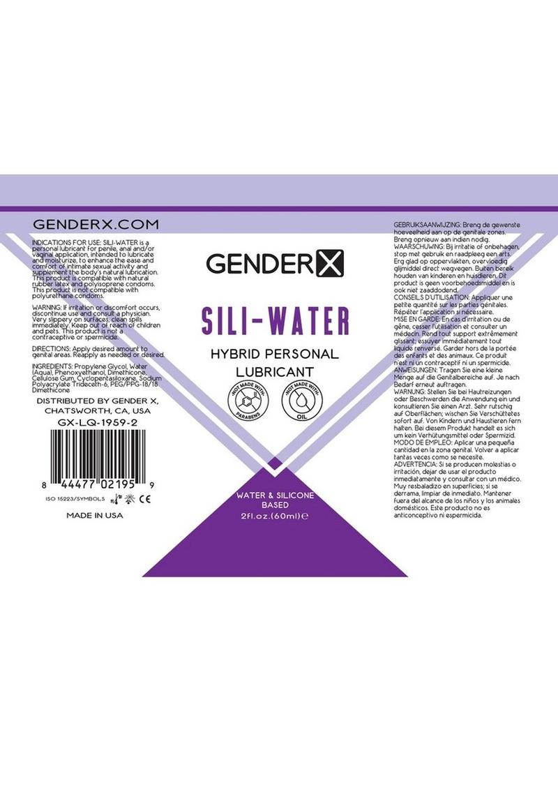 GenderX Sili Water Hybrid Personal Lubricant