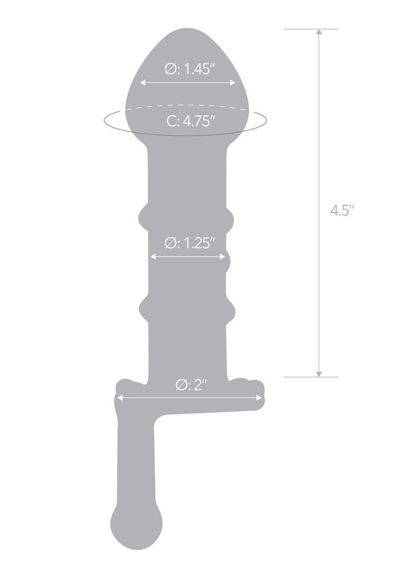 Glas Candy Land Juicer Glass Dildo with Pleasure