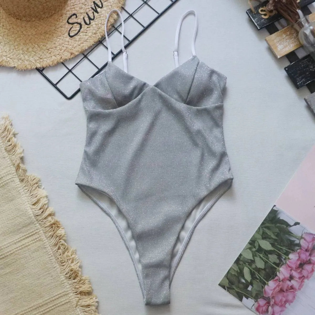 Glitter One-piece Swimsuits