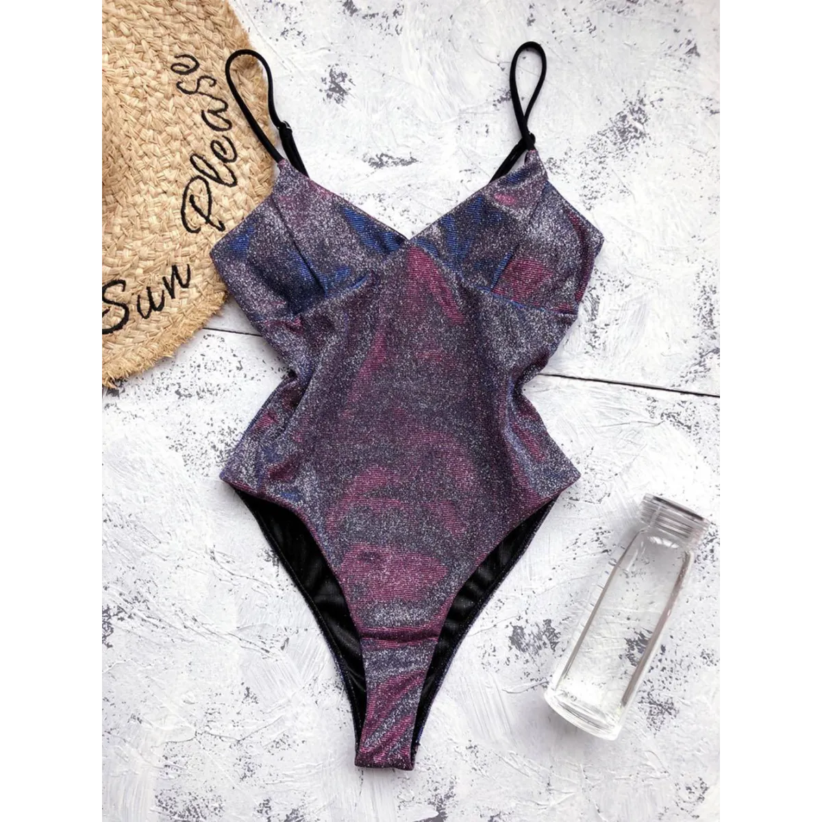 Glitter One-piece Swimsuits
