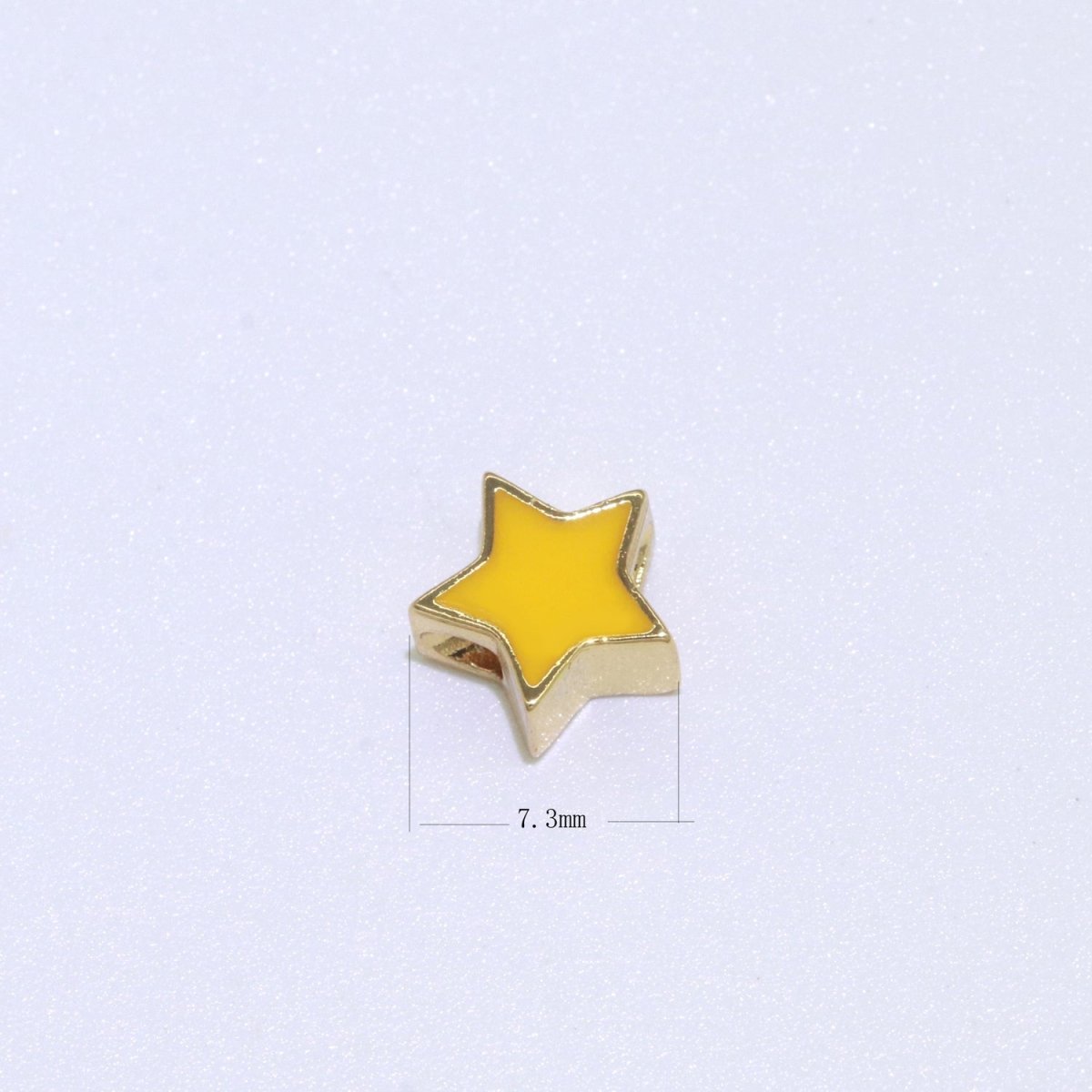 Gold Enamel Spacer Beads, Symbol Beads, Ampersand Beads Heart Star Pink Red Enamel Beads for Bracelet Necklace Component 8mm,10mm B-516 to B-521