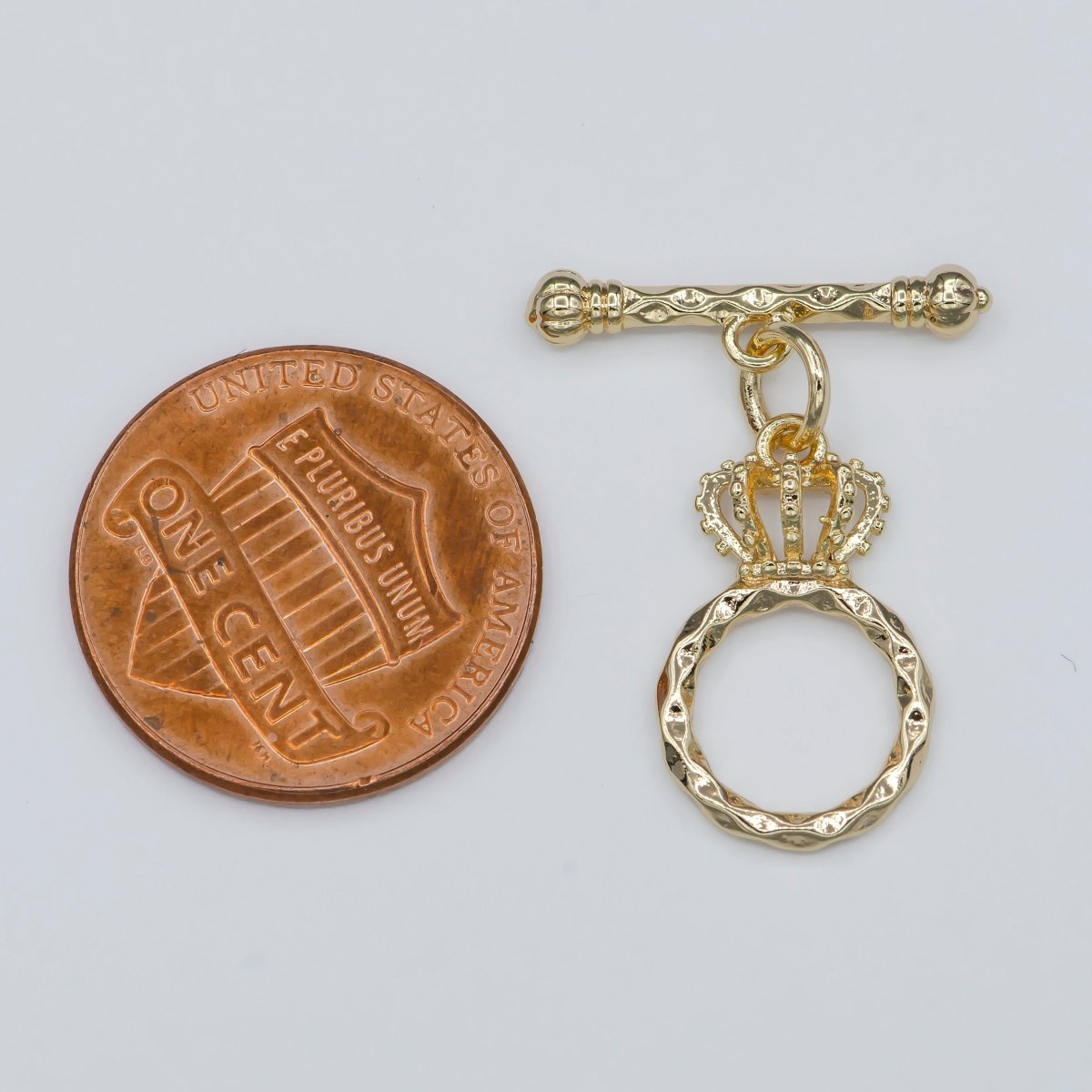 Gold Filled Crown Style Toggle Clasp For Jewelry Making DIY Necklace Bracelet Anklet L-312